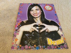 Demi Lovato Robert Pattinson magazine poster clipping Twilight heart Pop Star