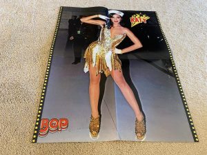 Justin Bieber Katy Perry magazine poster clipping modeling green jacket young