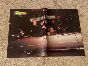 Nsync Five 5 boy band teen magazine poster clipping car movie theater Superteen