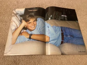 Christopher Atkins Cultrue Club Boy George teen magazine poster laying down Pix