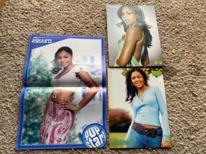 Ashanti teen magazine pinup clippings lot pop singer Bop Twist M teen idols pix