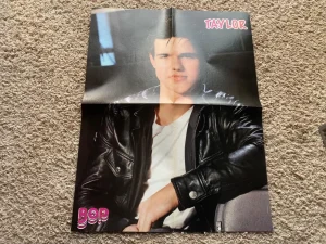 Justin Bieber Taylor Lautner teen magazine poster clipping leather jacket Bop