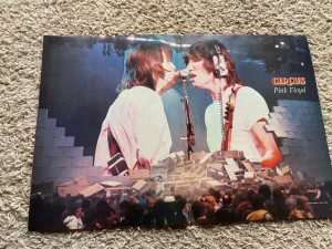 Pink Floyd teen magazine poster clipping rock band Circus Pix