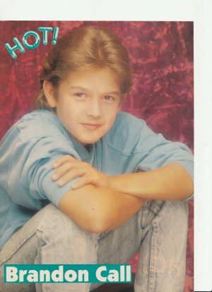 Brandon Call Chad Allen teen magazine pinup clipping Vintage Baywatch Hot 90s