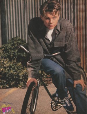 Leonardo Dicaprio Will Friedle teen magazine pinup Collectible bike Bop young