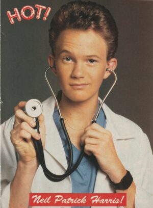 Neil Patrick Harris teen magazine pinup docror tv show Doogie Howser