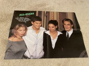 Joshua Jackson Hanson James Van Der Beek teen magazine poster Dawsons Creek