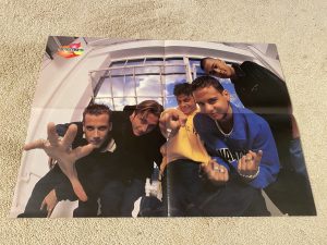 Five Justin Timberlake Nsync teen magazine poster boyband pop group 90’s pix