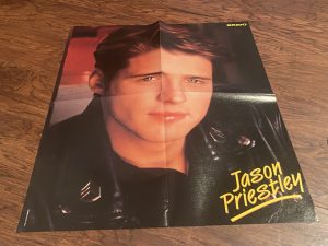 Jason Priestley teen magazine poster clipping Vintage leather jacket Bravo