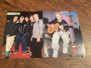 Justin Timberlake Backstreet Boys teen magazine poster clipping red carpet Hit