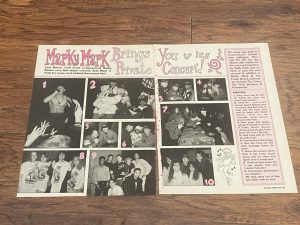 Marky Mark Wahlberg teen magazine pinup clipping private concert shirtless 90’s