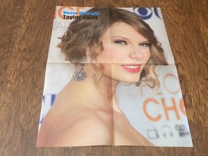 Taylor Swift teen poster clipping vintage close up fandom Teen Dream Pop Star