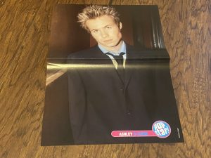 Ashley Parker Angel O-town 3LW teen poster clipping vintage suit and tie