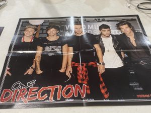 One Direction Niall Horan Zayn Malik teen magazine poster clipping 4 page Rare