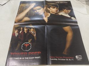 Drew Acker Selena Gomez poster clipping Tower Prep Twist teen idols young boy