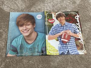 Selena Gomez Lucas Till Sterling Knight magazine poster clipping younger days