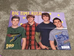Big Time Rush Justin Bieber teen magazine poster clipping boy band pop group