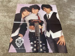 Jonas Brothers Nick Jonas magazine Poster Collectible Teen Dream young guitar