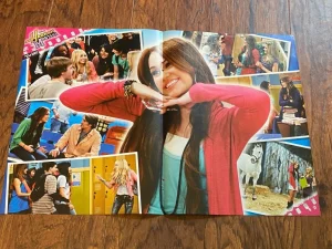 Miley Cyrus Adam Lambert magazine poster clipping American Idol Hannah Montana