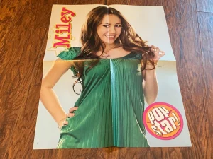 Miley Cyrus Corbin Bleu magazinre poster clipping Backstage at MTV Pop Star Pix
