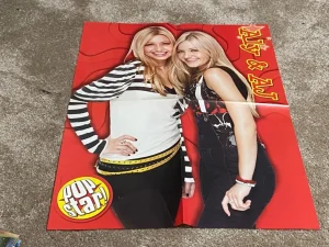 Zac Efron Aly and AJ Ashley magazine poster clipping High School Musical pool