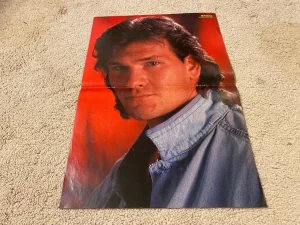 Billy Idol Patrick Swayze teen magazine poster clipping leather jacket Bravo Pix