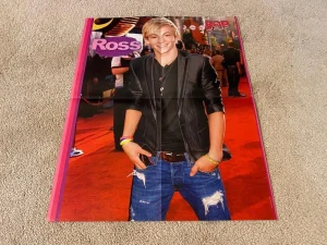 Ross Lynch Selena Gomez teen magazine poster Vintage Bop ripped jeans pix