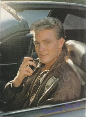 Tommy Puett William Jayne teen magazine pinup clipping car Hot Pix leather Pix