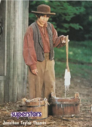 Matthew Lawrence Jonathan Taylor Thomas teen pinup clipping Tom and Huck paint