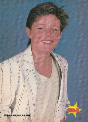 Mackenzie Astin Alyssa Milano teen magazine pinup clipping headshot pix bop