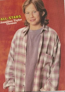 Jonathan Taylor Thomas teen magazine pinup clipping Vintage JTT Home Improvement