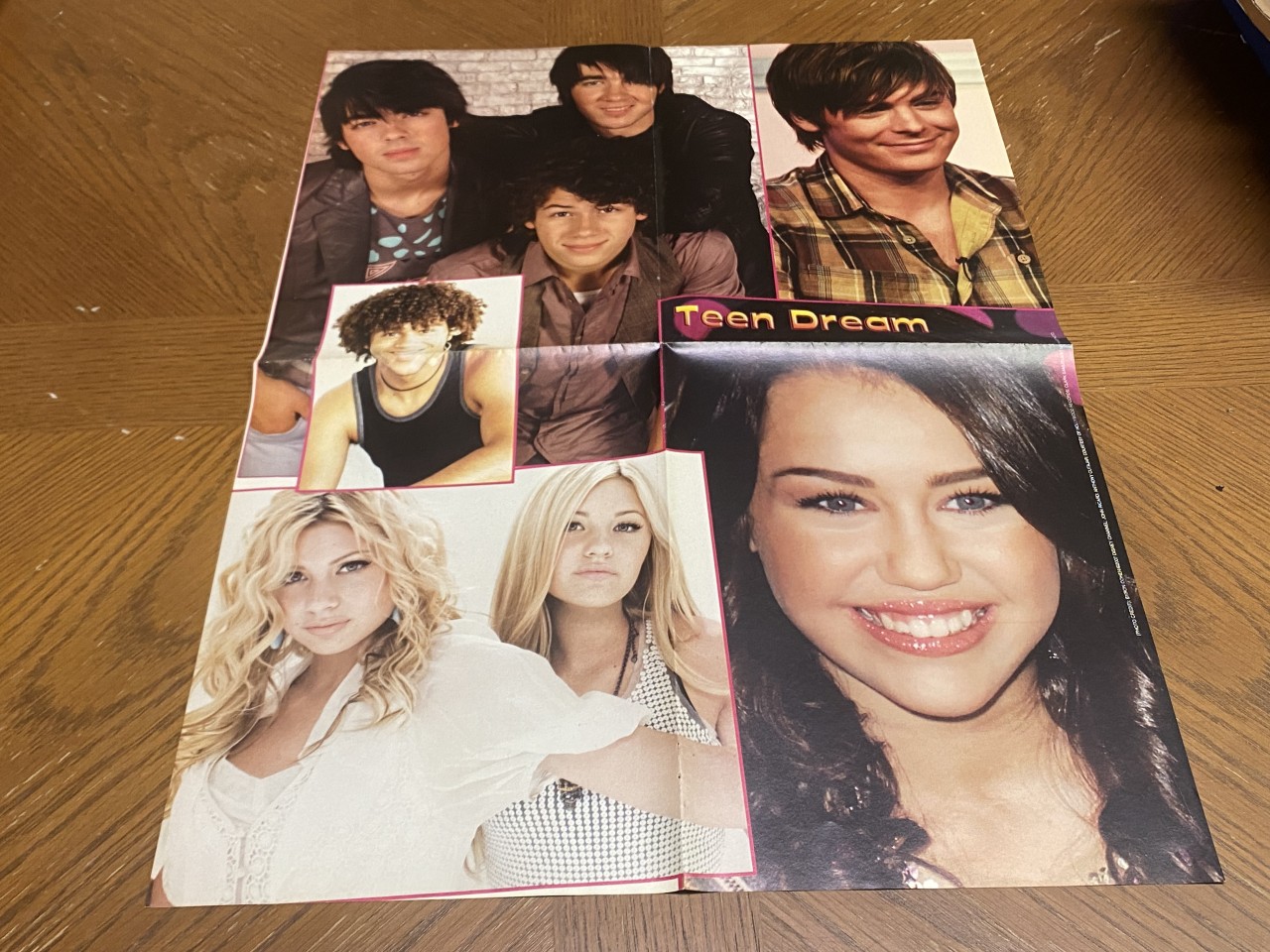 Zac Efron Jonas Brothers teen magazine poster clipping foldout Teen Dream Pix - Image 2