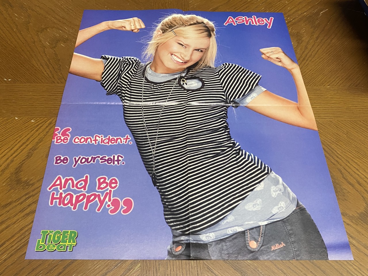 Jonas Brothers Ashly Tisdale teen magazine poster clipping foldout Tiger Beat - Image 2