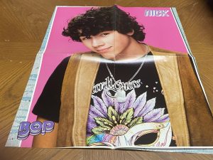 Vanessa Hudgens Nick Jonas teen magazine poster clipping foldout Bop headshot