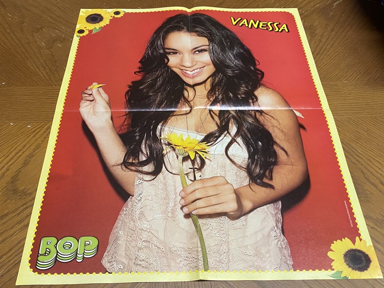 Vanessa Hudgens Nick Jonas teen magazine poster clipping foldout Bop headshot - Image 2