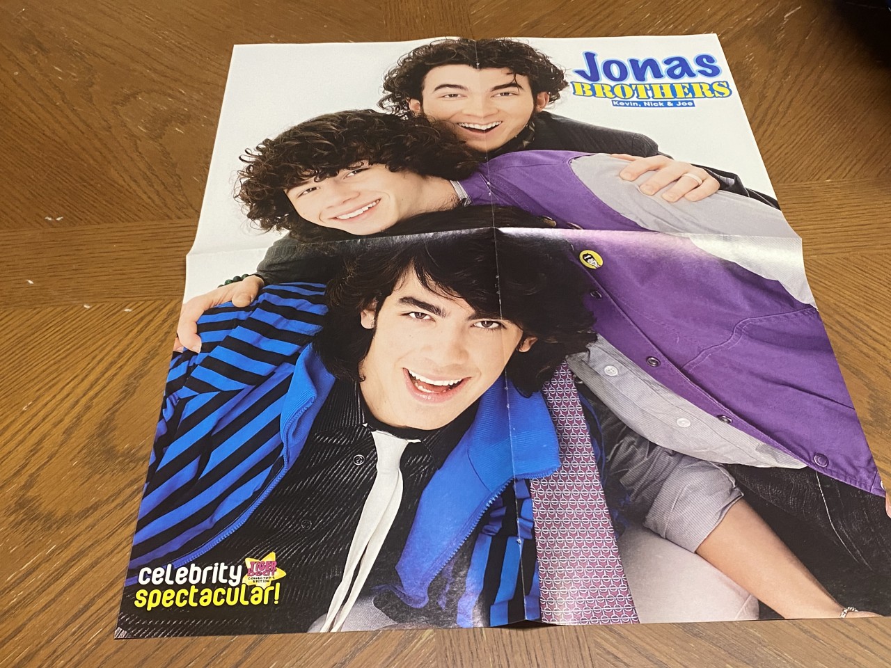 Miley Cyrus Jonas Brothers teen magazine poster clipping foldout Break Out Star - Image 2