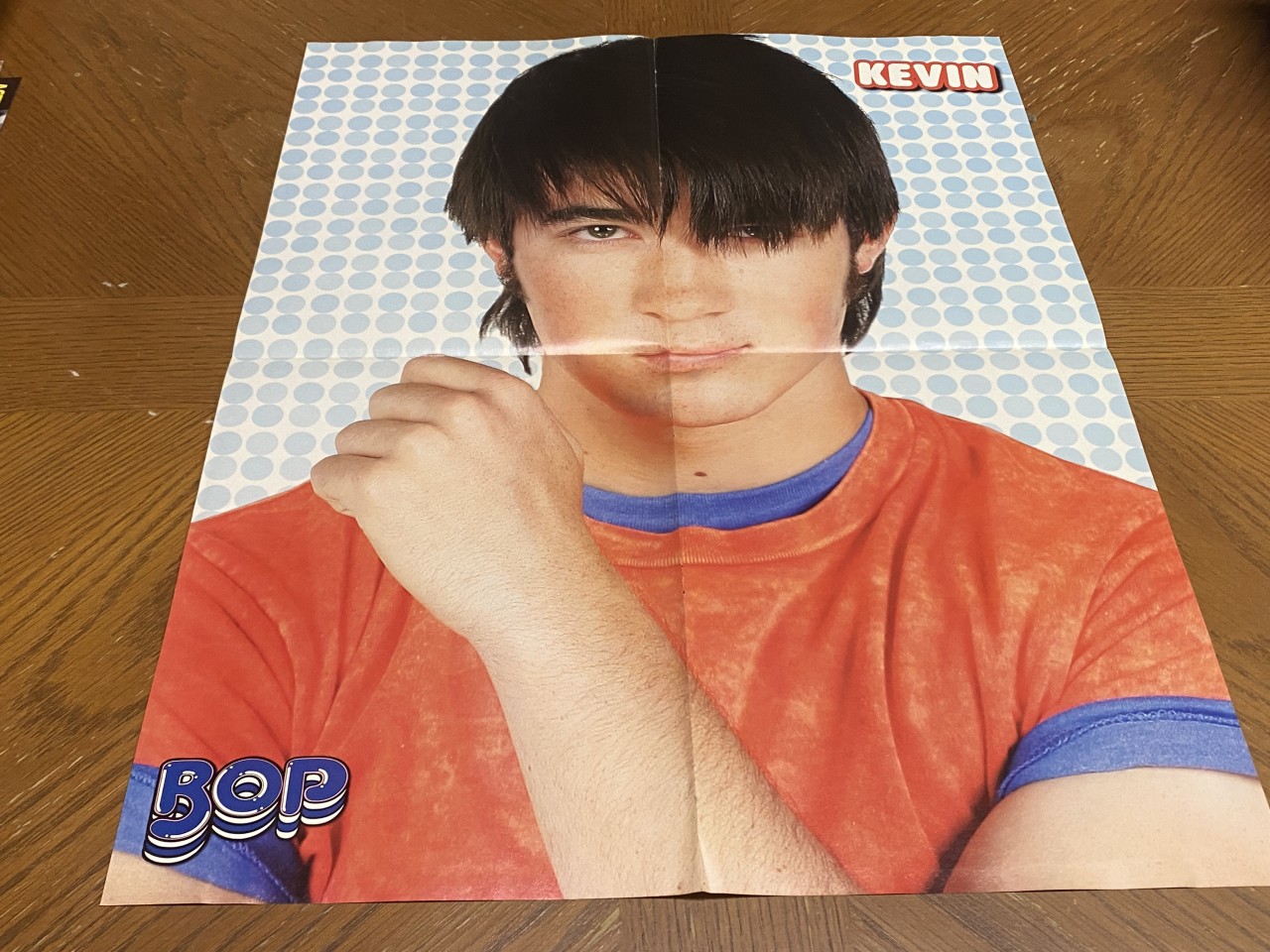 Kevin Jonas Nick Jonas teen magazine poster clipping foldout teenagers Bop Pix - Image 2