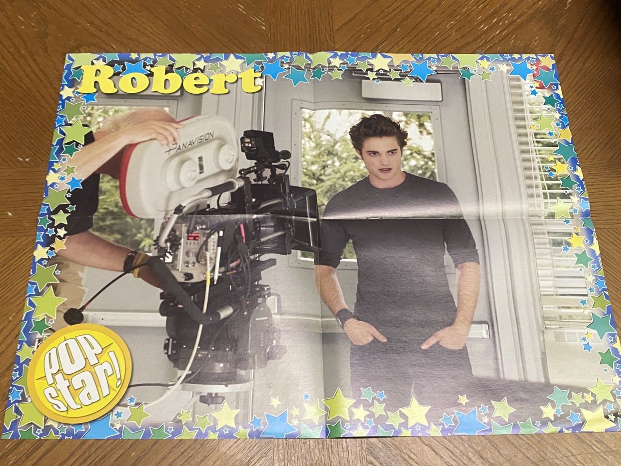Robert Pattinson Nick Jonas teen magazine poster clipping foldout legs modeling - Image 2