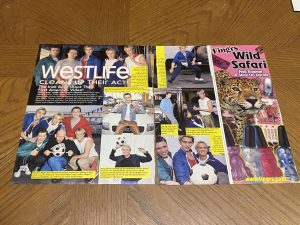 Westlife teen magazine clipping clean up their act 16 video shoot