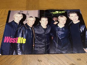 Westlife Lance Bass Nsync teen magazine poster clipping Teen Beat Pix lads