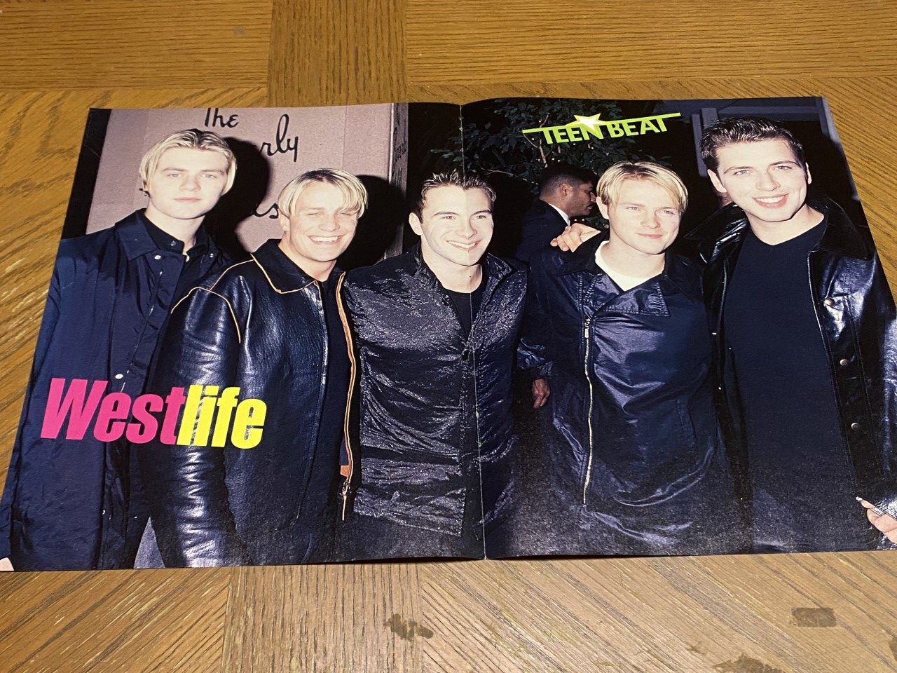 Westlife Lance Bass Nsync teen magazine poster clipping Teen Beat Pix lads