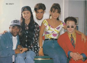 Damon Pampolina The Party teen magazine pinup clipping sun glasses vintage 90's
