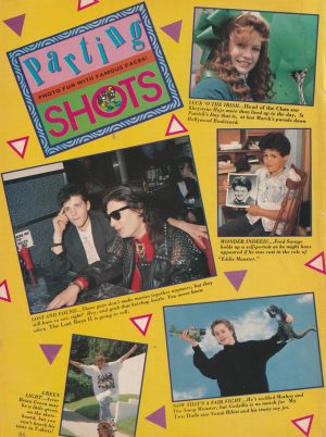 Corey Haim Brian Austin Green Fed Savage Jason Kristopher teen magazine pinup