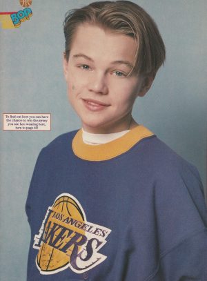 Leonardo Dicaprio Color Me Badd teen magazine pinup clipping MTV Jock Teen Beat