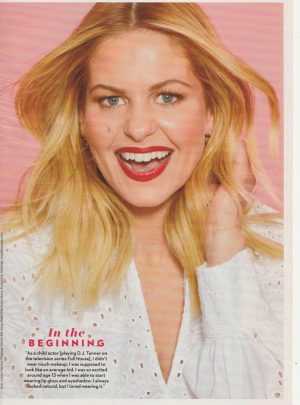 Candace Cameron teen magazine pinup clipping vintage Fuller House lips older Pix