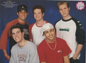 O-town Nick Carter BSB teen magazine pinup clipping vintage Being in the Band