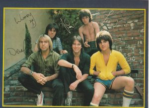 Bay City Rollers Woody Les teen magazine pinup clipping blue shorts Pix Vintage
