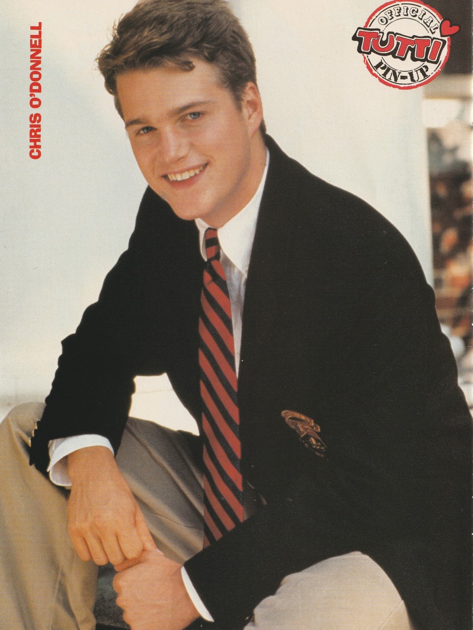 David Lascher Chris O’donnell teen magazine pinup clipping Vintage Tutti Frutti - Image 2