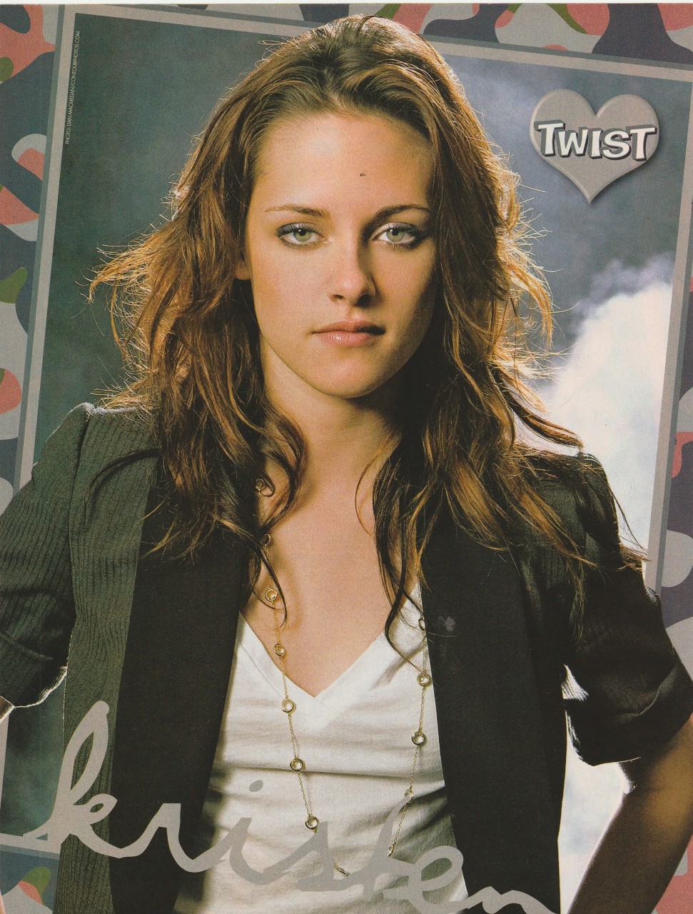 Miley Cyrus Kristen Stewart teen magazine pinup clipping cutting Twilight Pix - Image 2