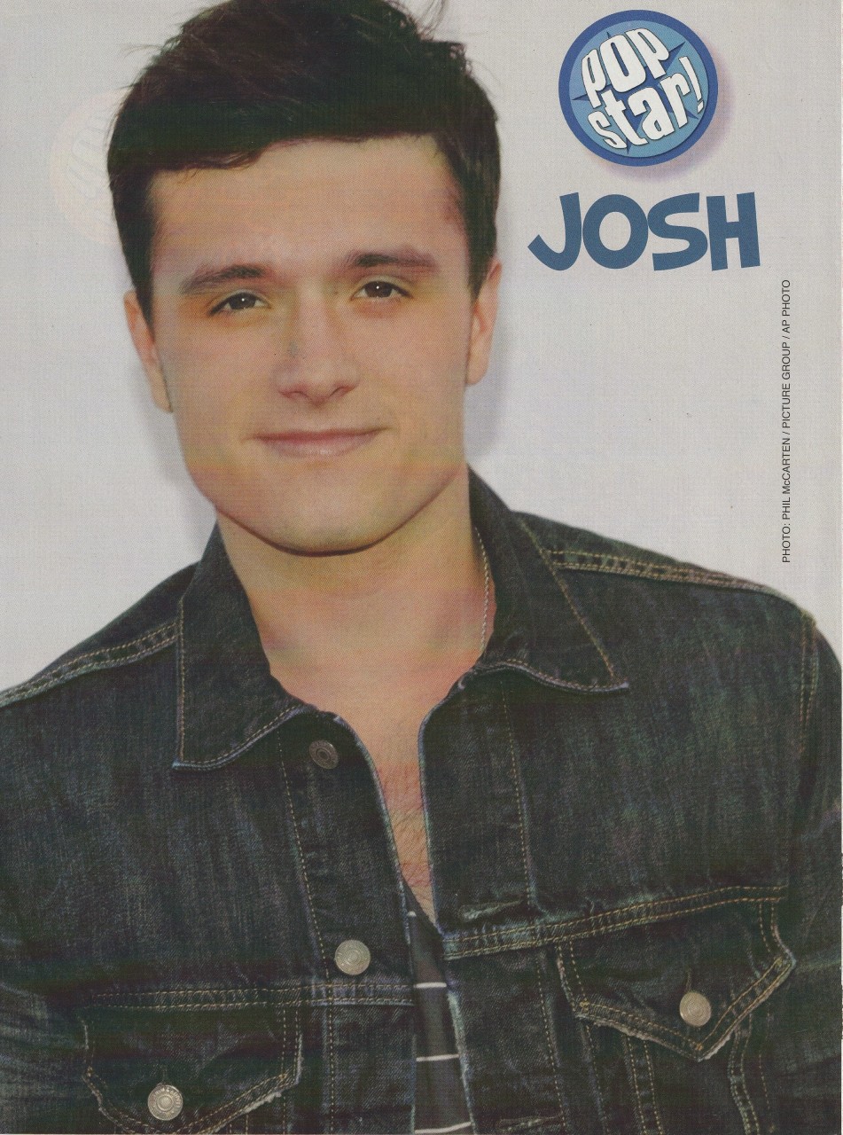 Kesha Josh Hutcherson teen magazine pinup clipping cutting brick wall hat pix - Image 2